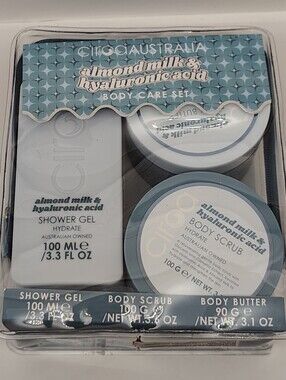 FREE w/ Purchase Ciro Australia Almond Milk & Hyaluronic Acid Body Care Set NWT